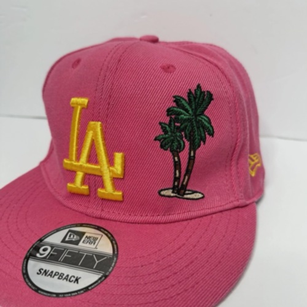 Los Angeles Dodgers Hat Cap Snap Back MLB Baseball 50th Anniversary New‎ Era